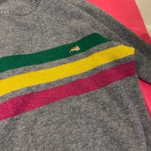 Bella Freud Daytona Stripe cashmere sweater -- Med